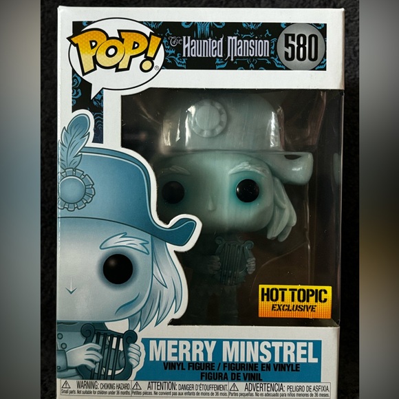 NIB Funko Pop Haunted Mansion "Merry Minstrel" #580 *Hot Topic Exclusive - Picture 2 of 6